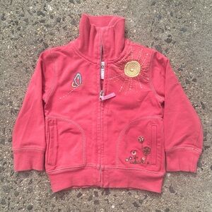 Kids GAP Pink Embroidered Toddler Jacket
